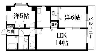 フィノカサ宝南の物件間取画像